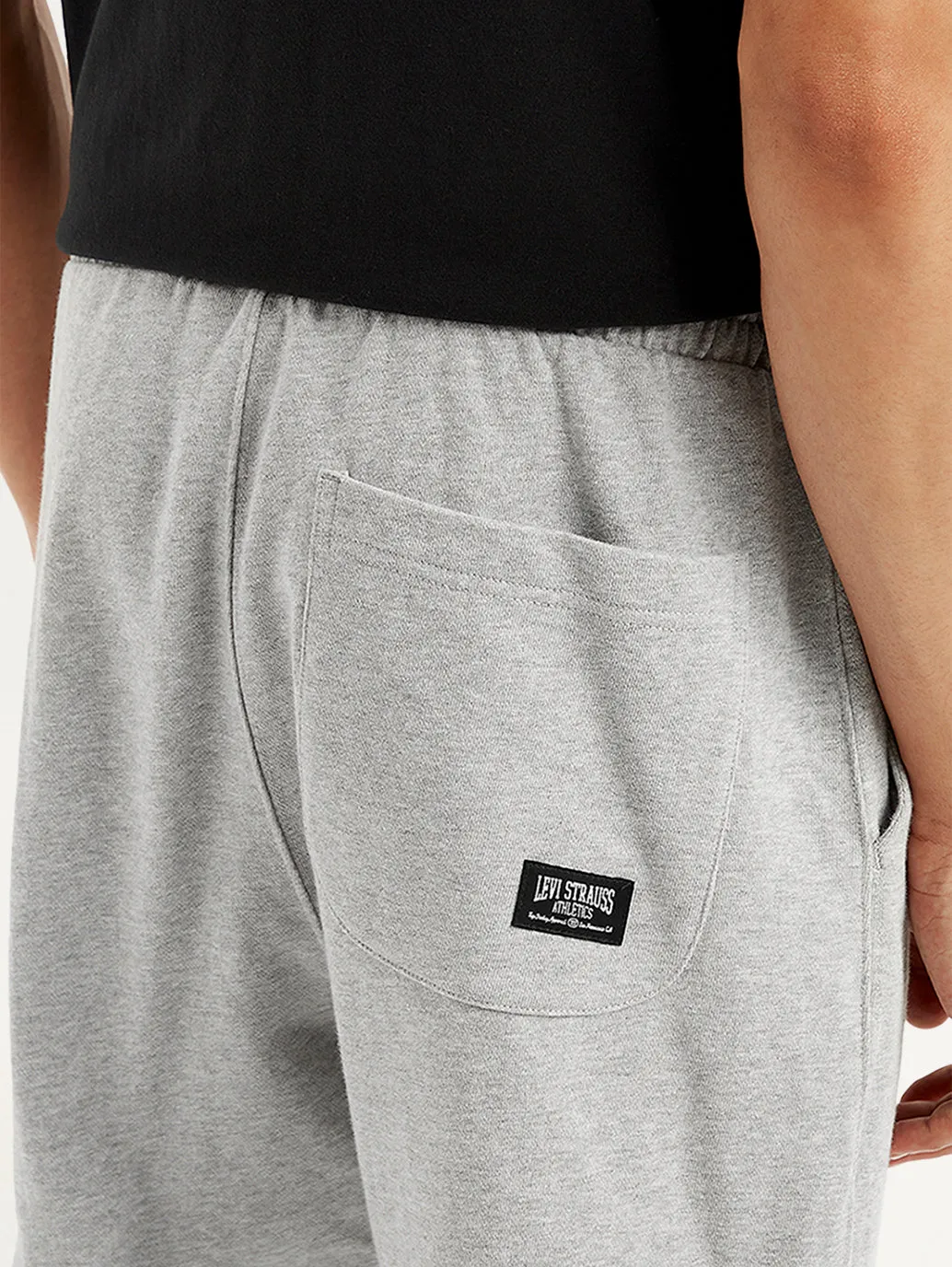 Men's Light Grey Regular Fit Joggers