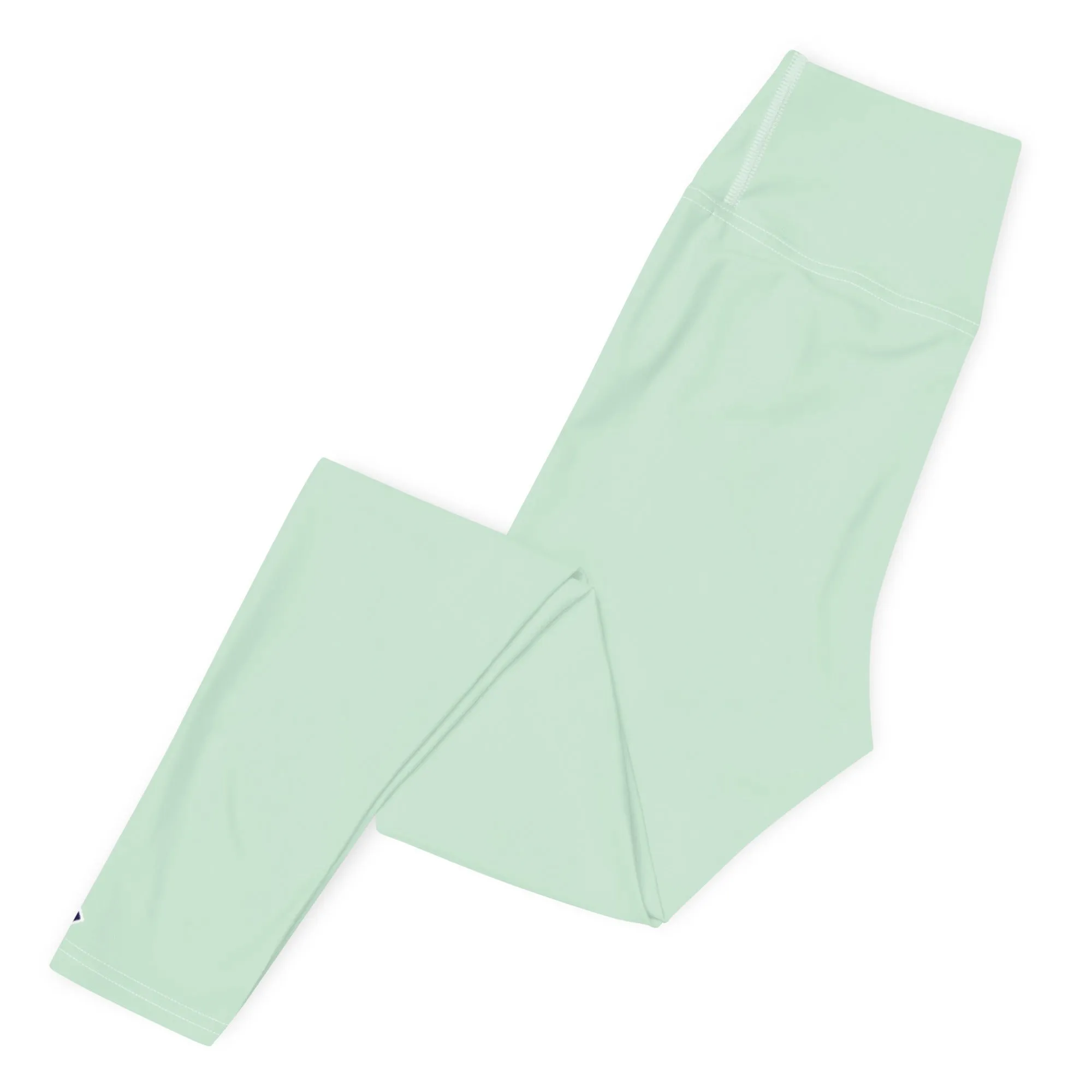 Modern Classic: Women's Solid Color Yoga Pants - Surf Crest