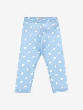 Monnalisa Girls Star Leggings in Blue