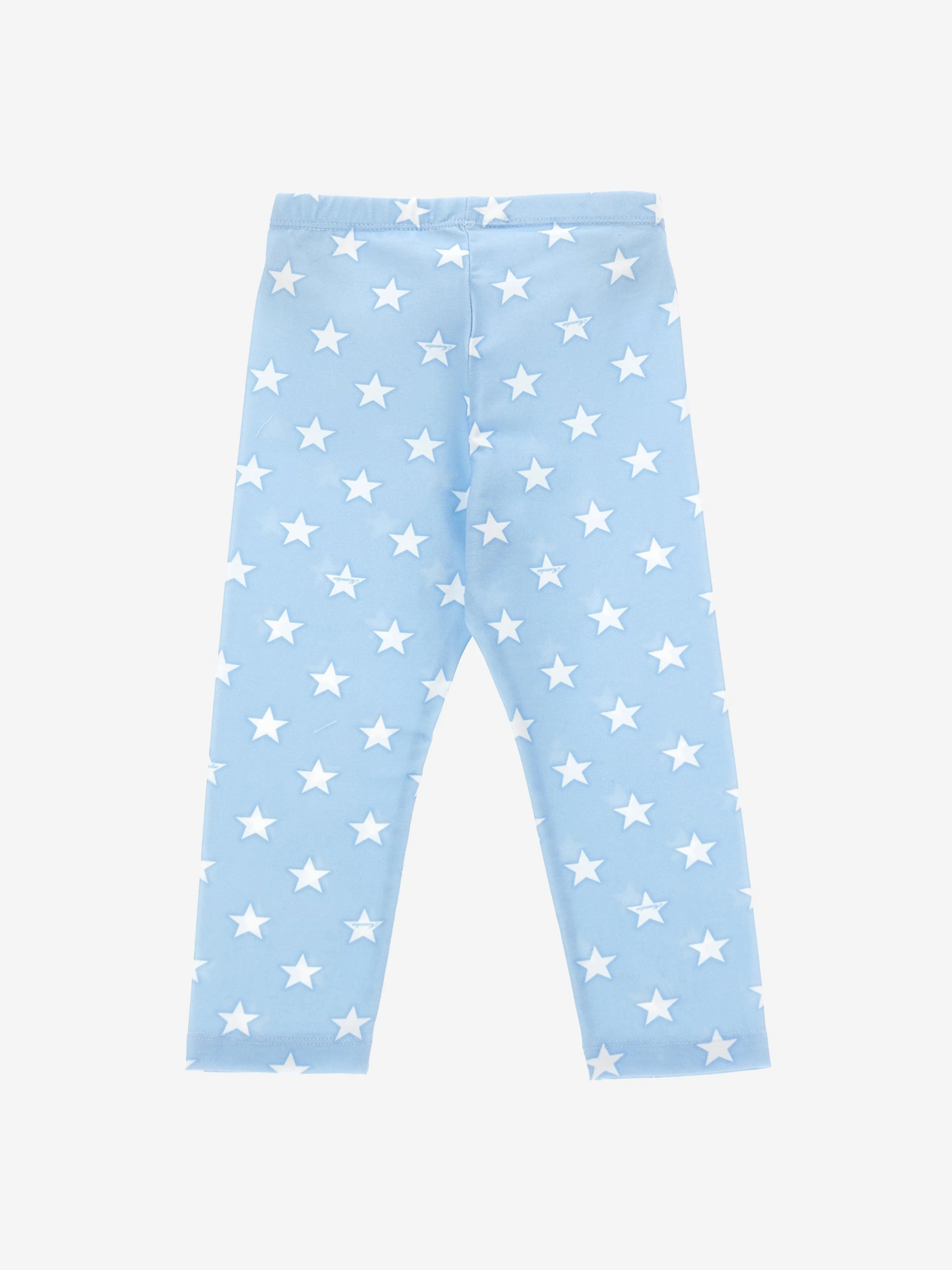 Monnalisa Girls Star Leggings in Blue