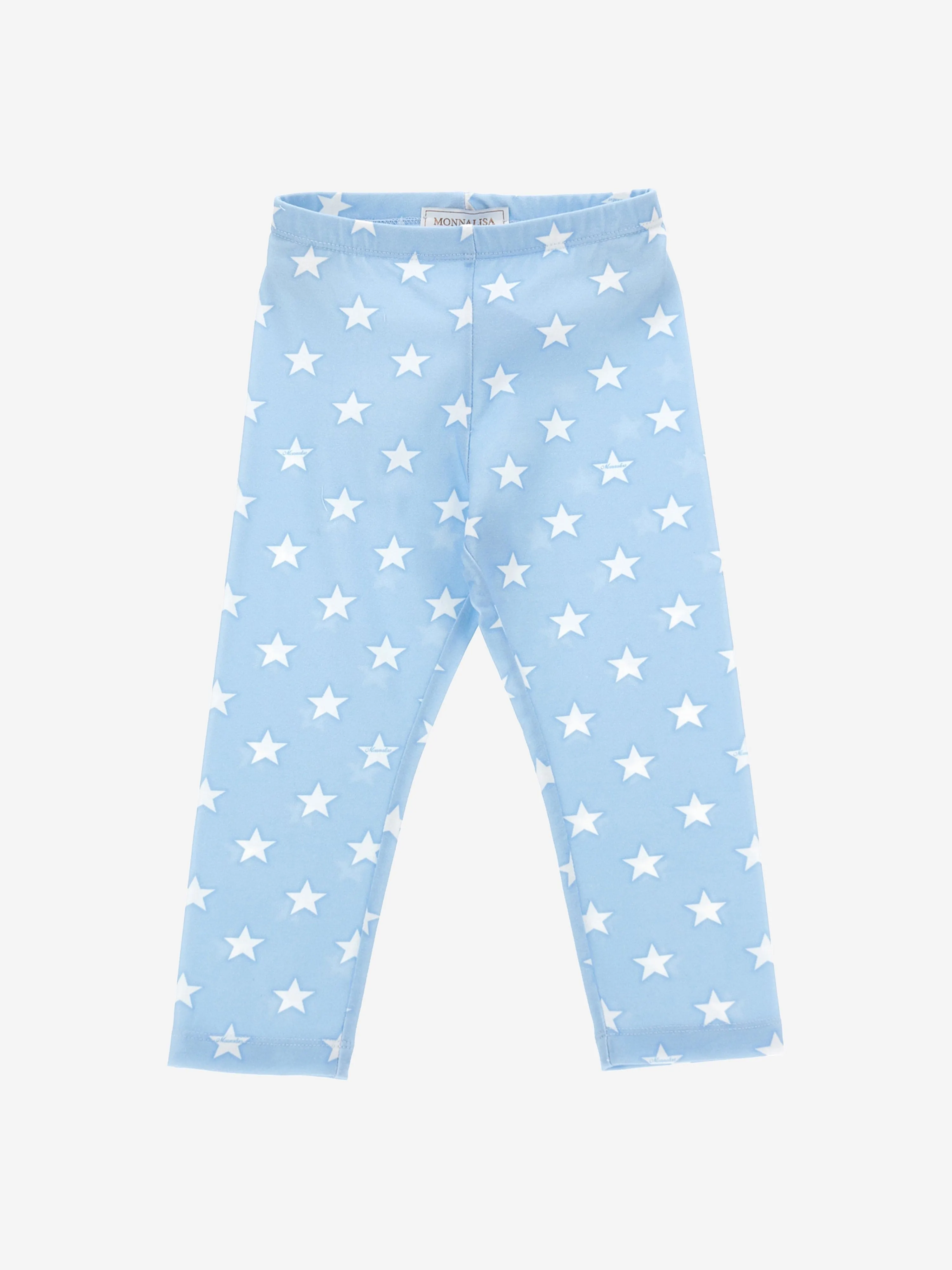 Monnalisa Girls Star Leggings in Blue