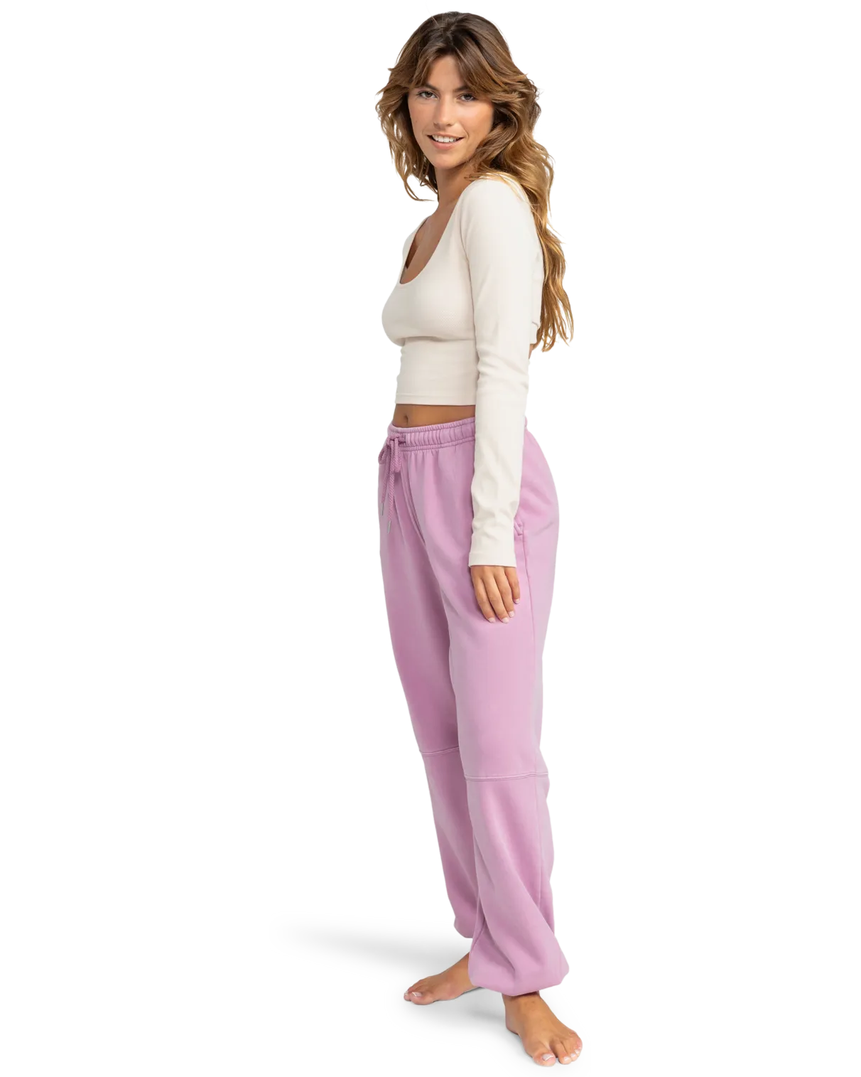 Oasis Haze Joggers in Mauve Orchid