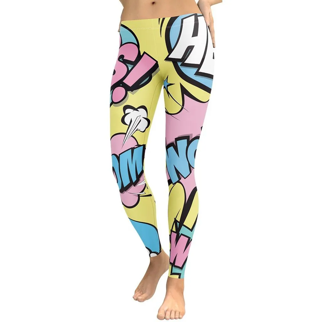 Pastel Pop Art Leggings