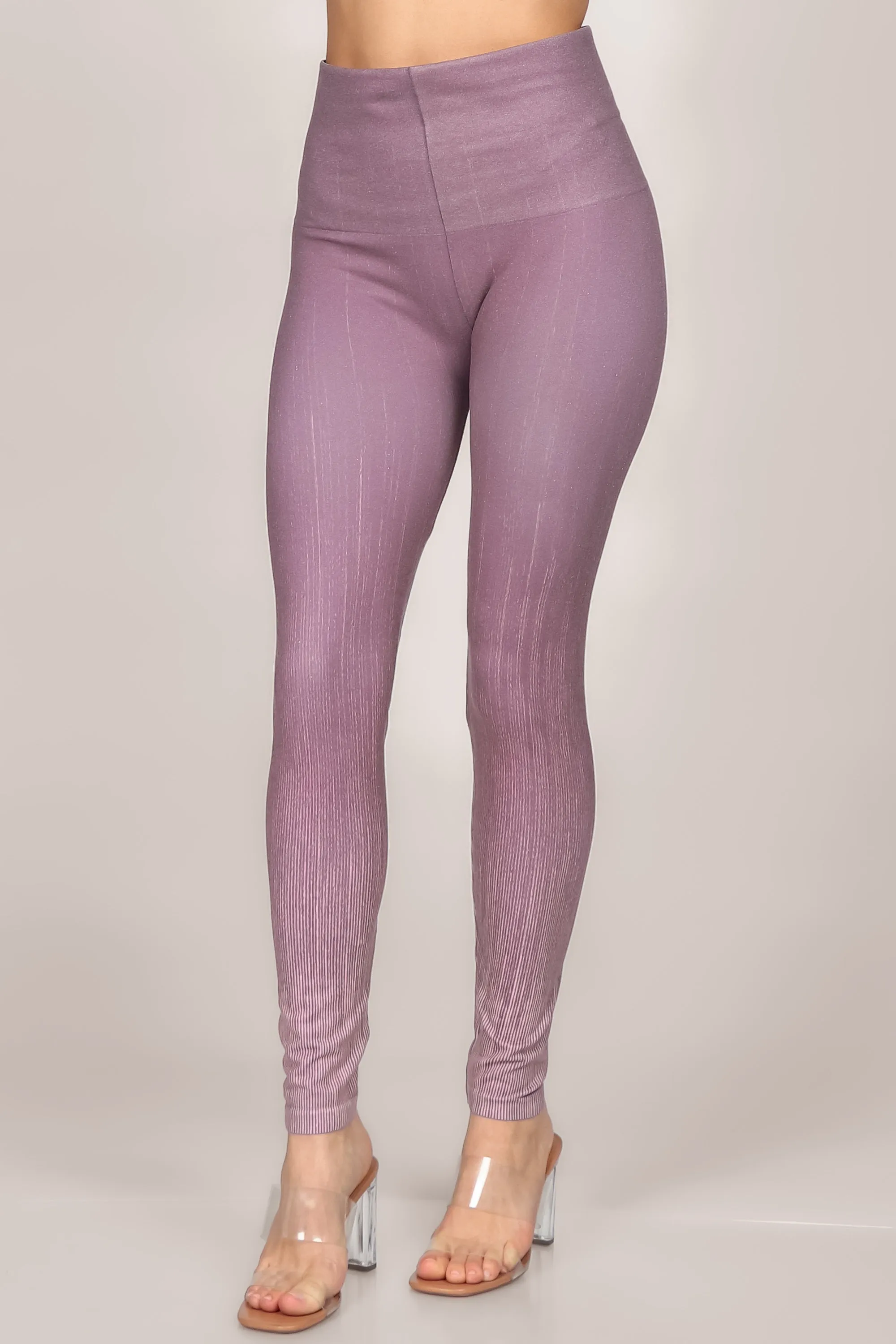 Pinstripe Fade Printed Legging