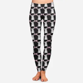 Pitbulls & Bows (Exclusive) - High-quality Handcrafted Vibrant Leggings