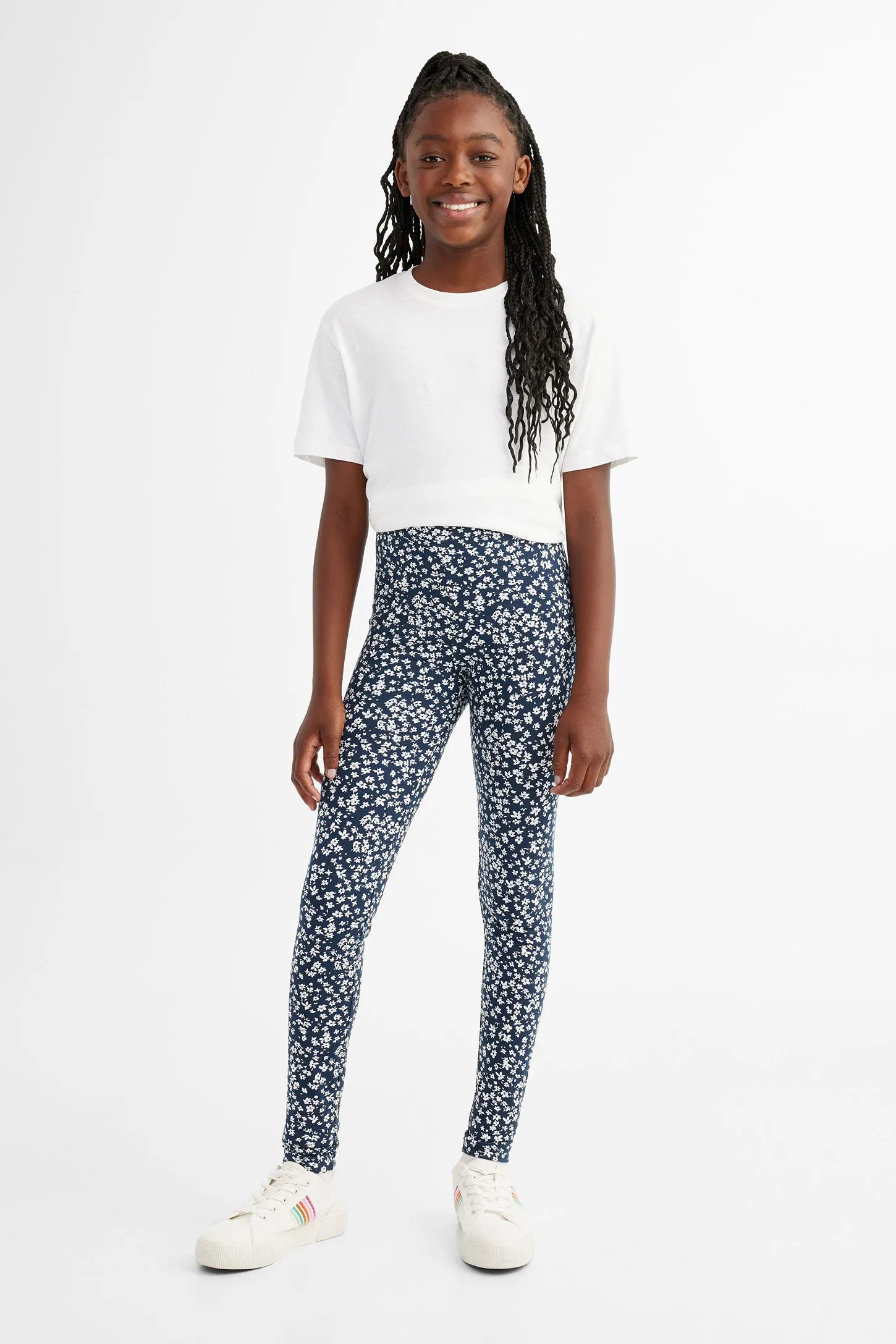 Prix pop, Lot de 2 leggings en coton - Ado fille