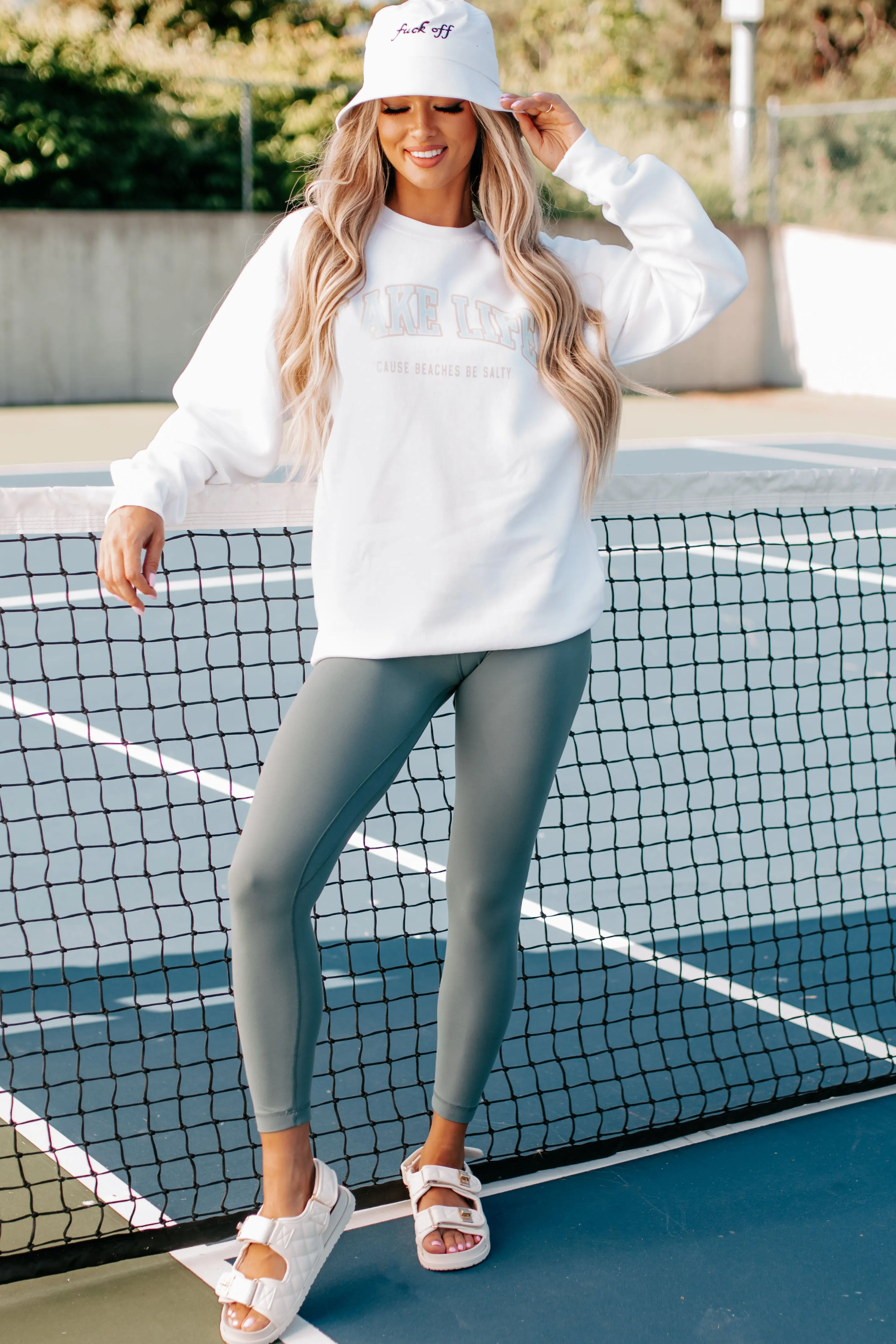 Pursuit Of Comfort Basic Leggings (Teal)