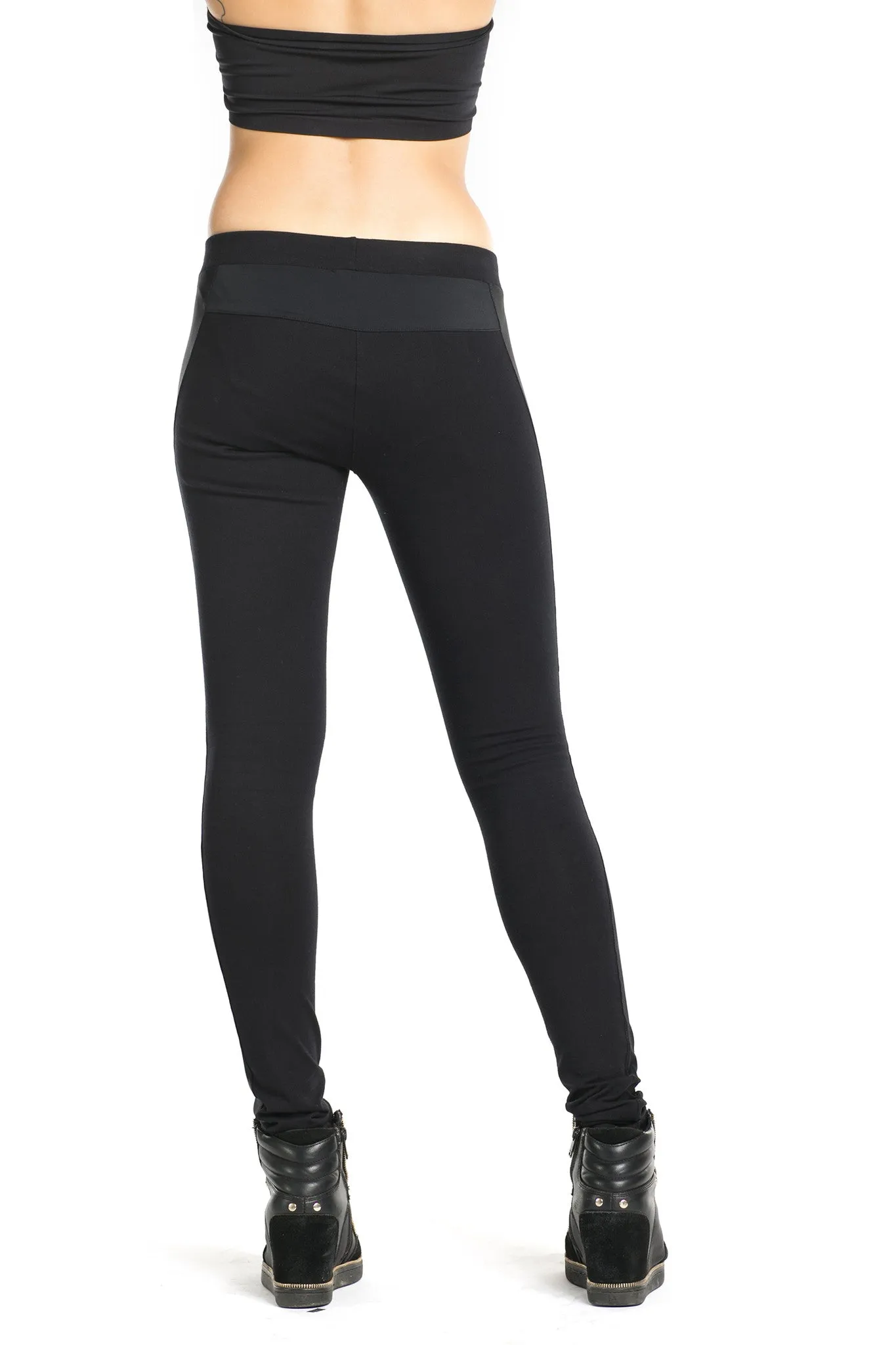 Python Moto Legging - Black