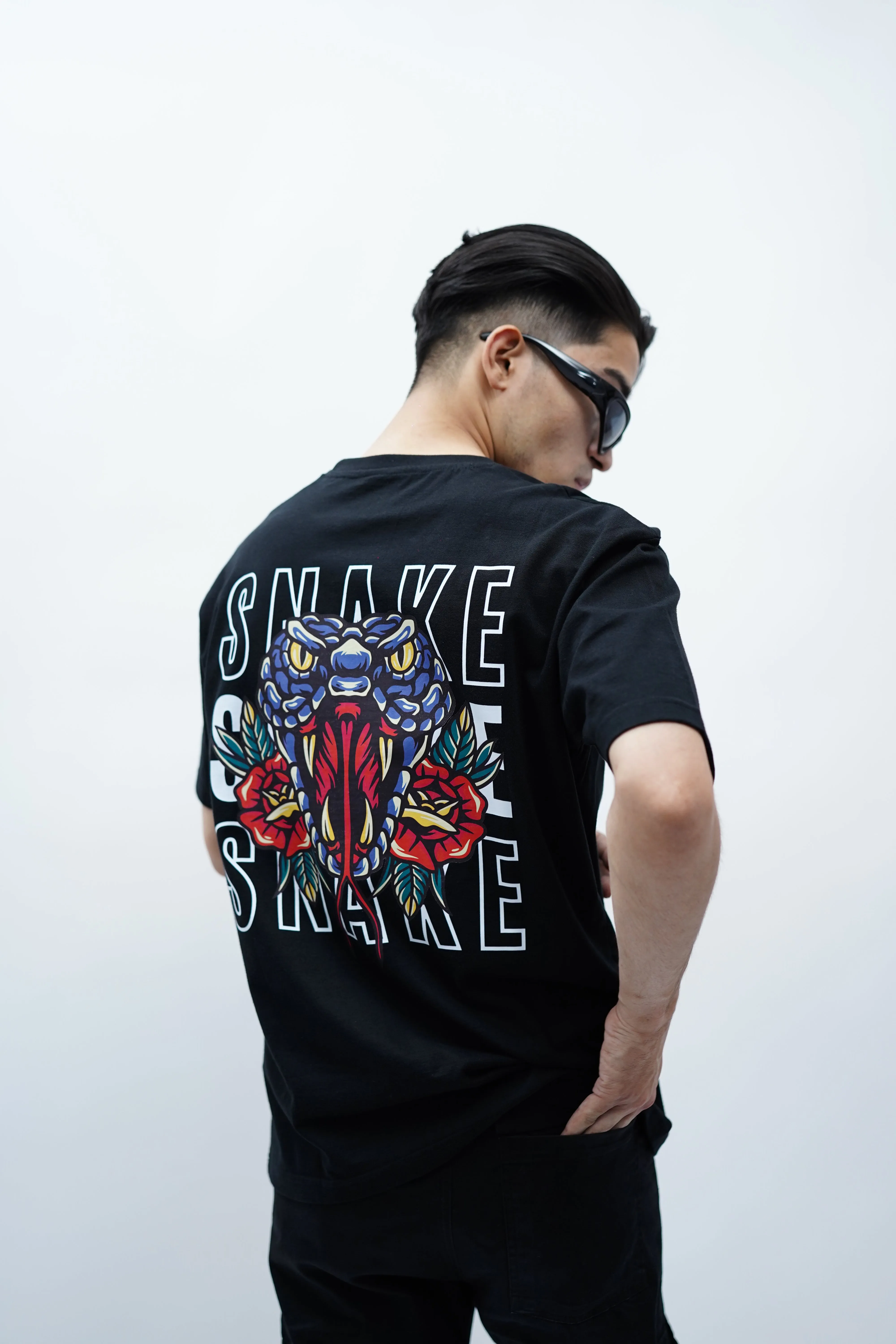 "Snake" Oversized T-Shirt by Demonwear for Him