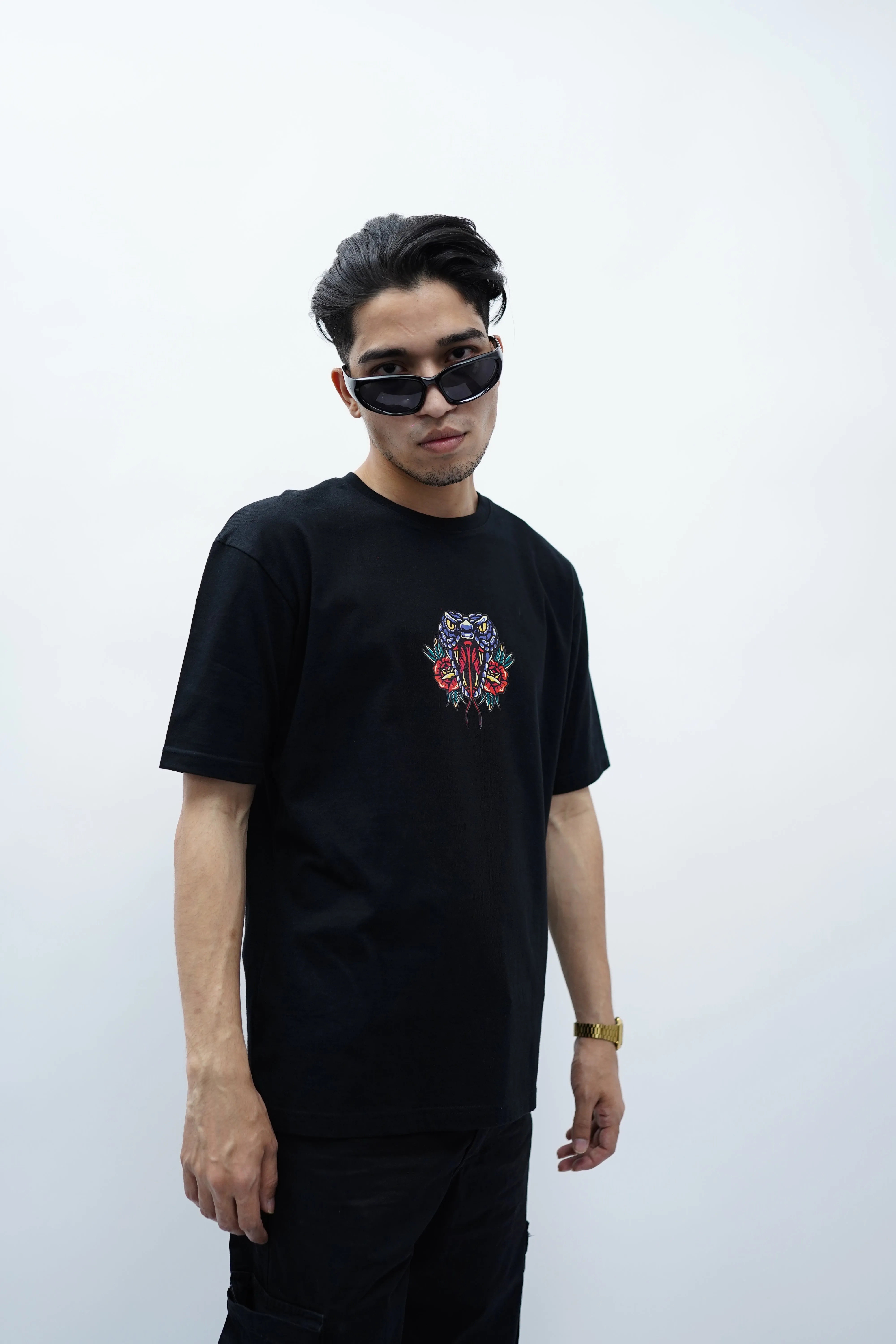 "Snake" Oversized T-Shirt by Demonwear for Him