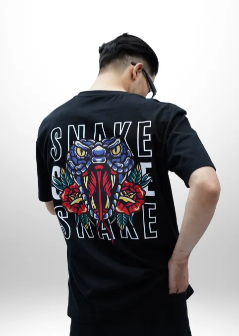 "Snake" Oversized T-Shirt by Demonwear for Him