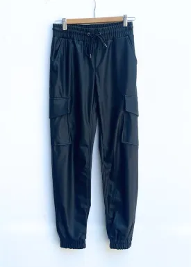 RD Style Blair Vegan Leather Cargo Joggers