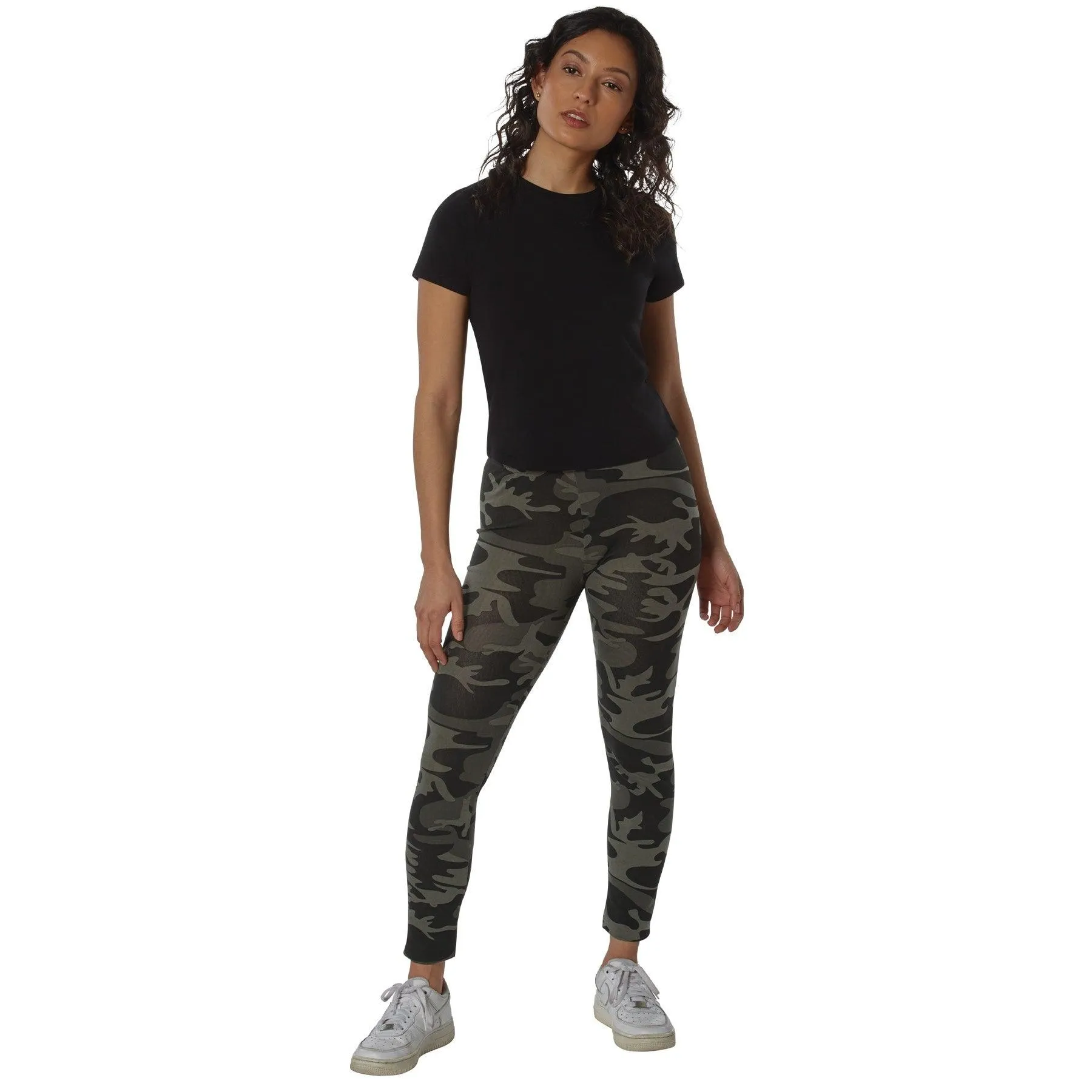 Rothco Womens Workout Performance Camo Leggings With Pockets