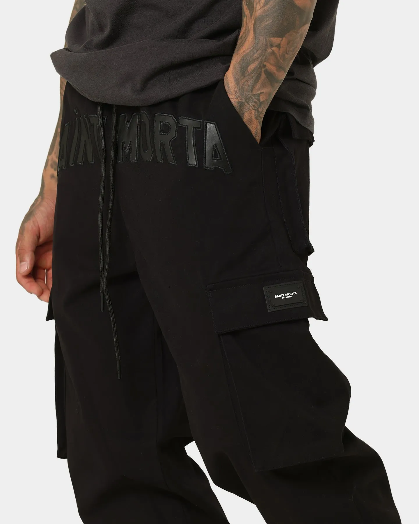 Saint Morta Kingdom Military Joggers Black