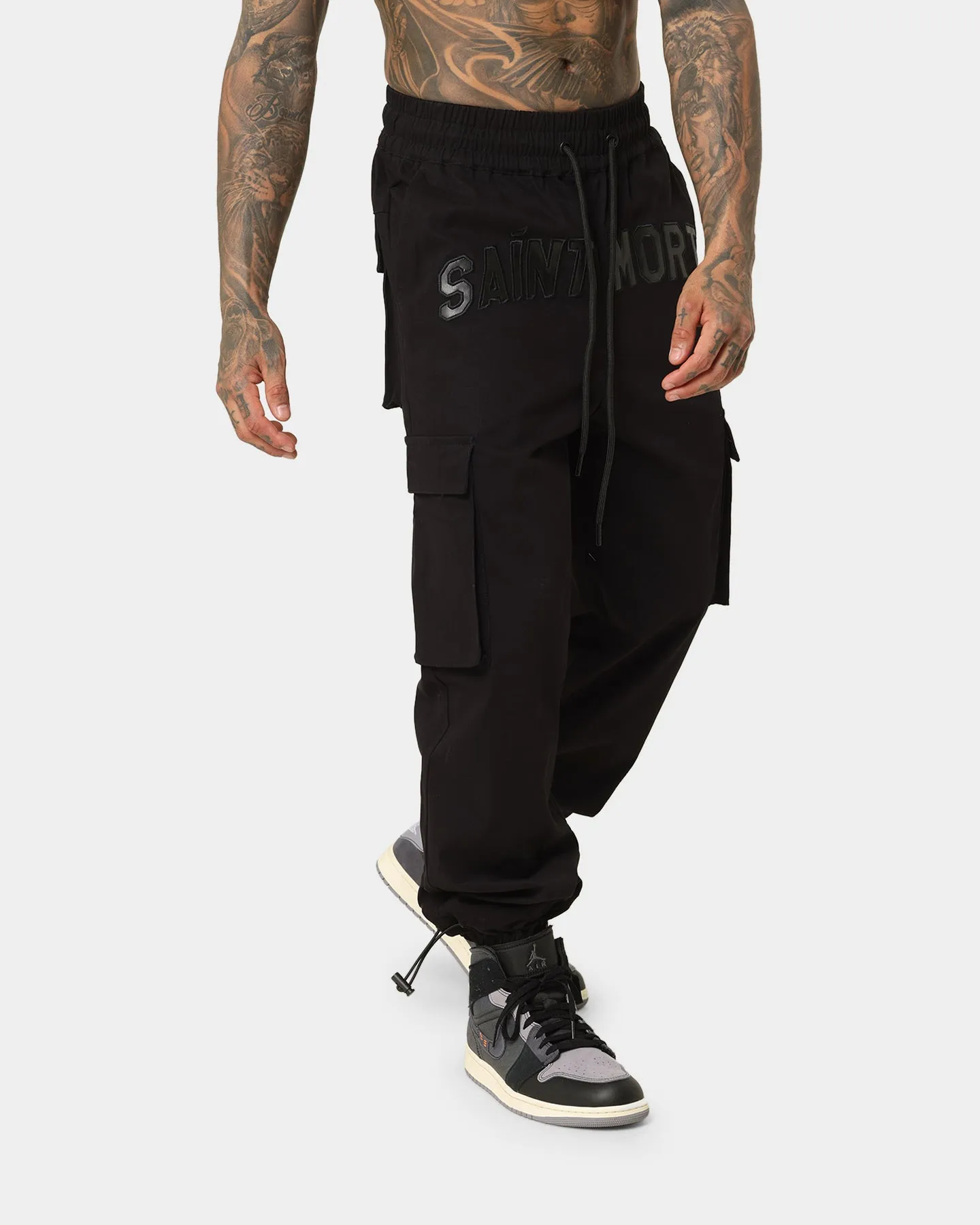 Saint Morta Kingdom Military Joggers Black