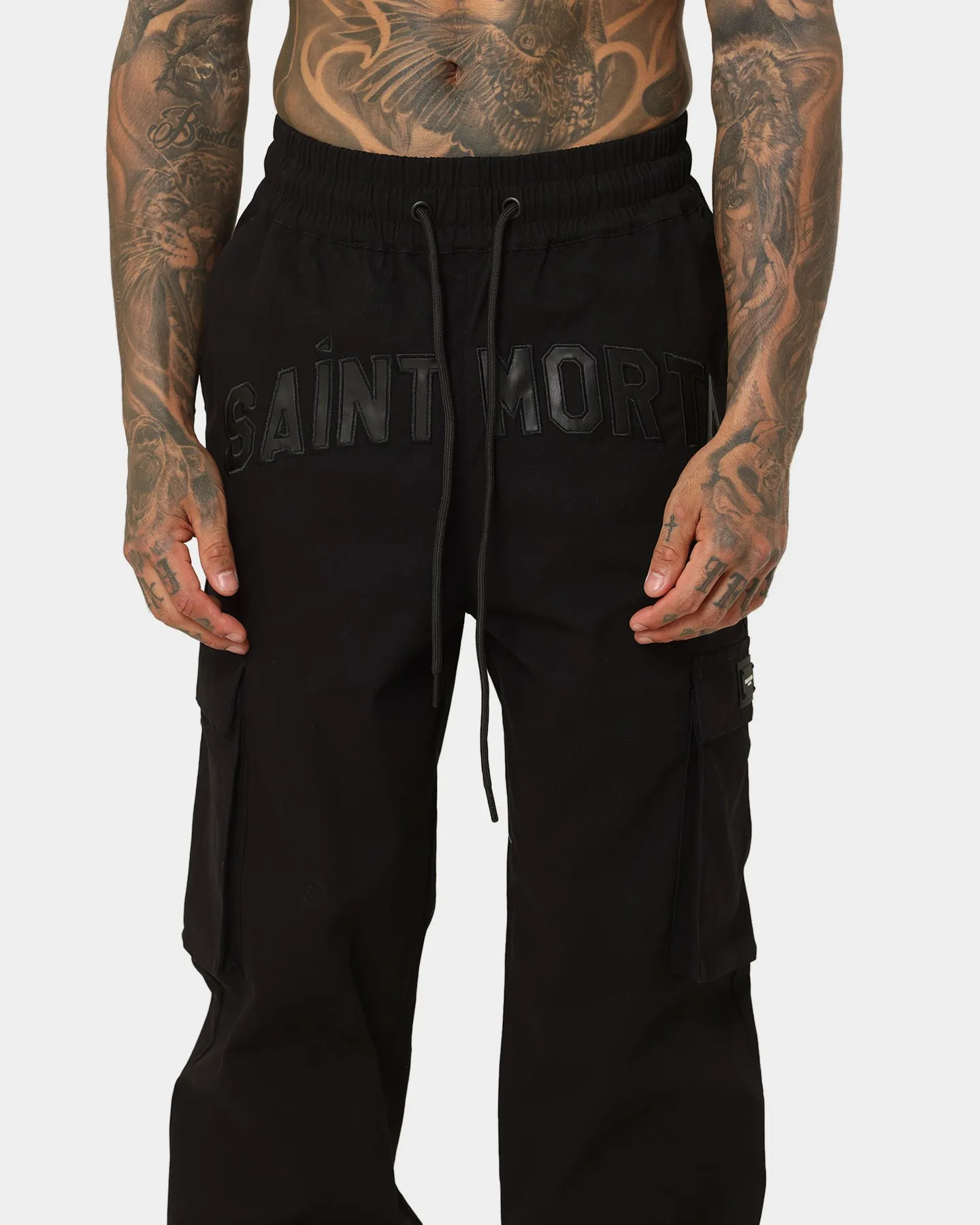 Saint Morta Kingdom Military Joggers Black