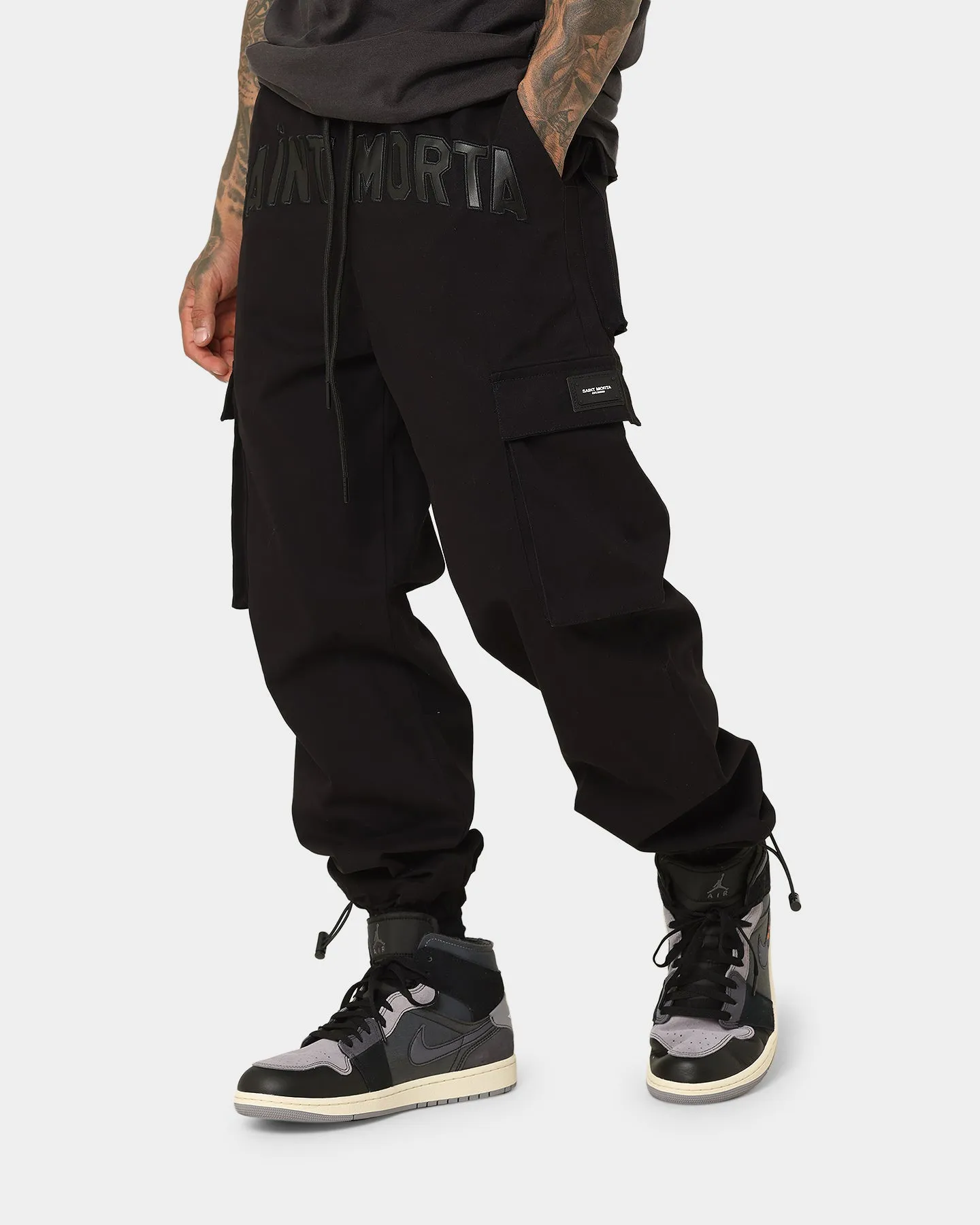 Saint Morta Kingdom Military Joggers Black