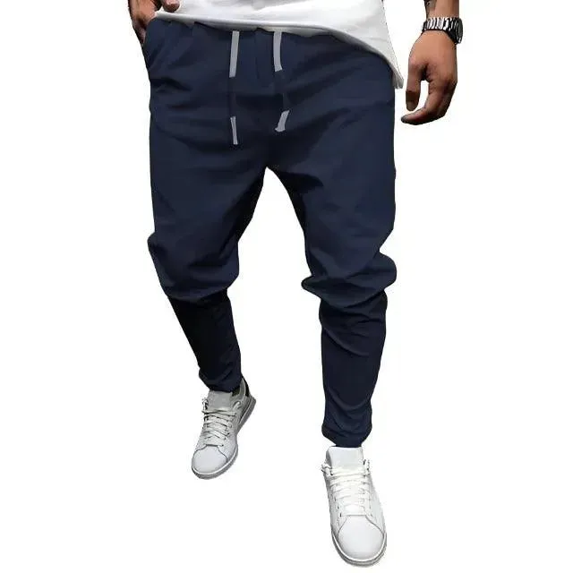 Solid Color Cropped Joggers