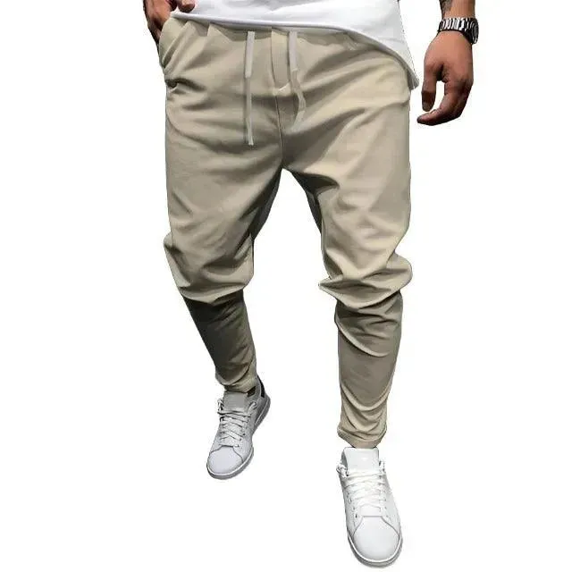 Solid Color Cropped Joggers