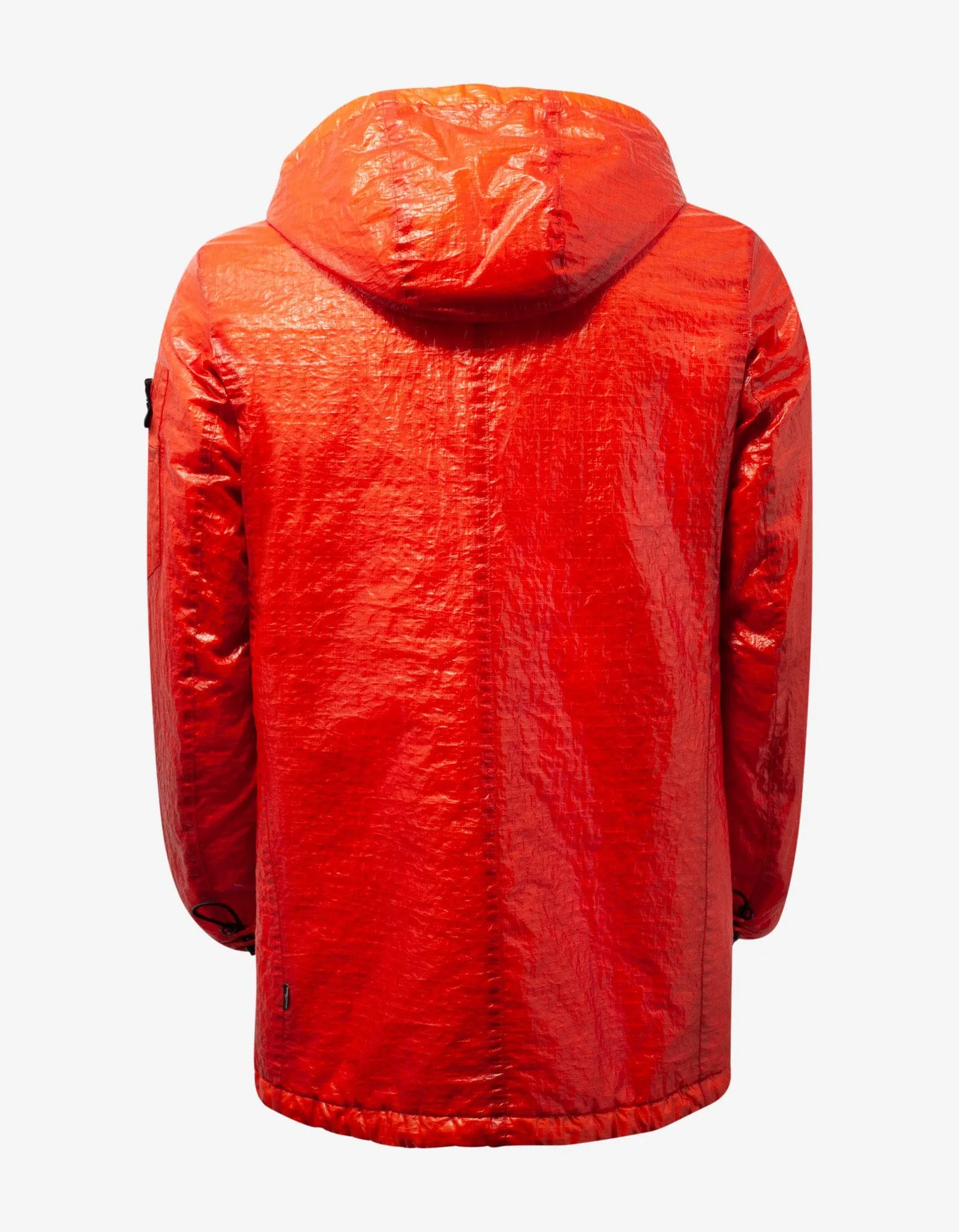 Stone Island Shadow Project Dual Grid Orange Nylon Parka