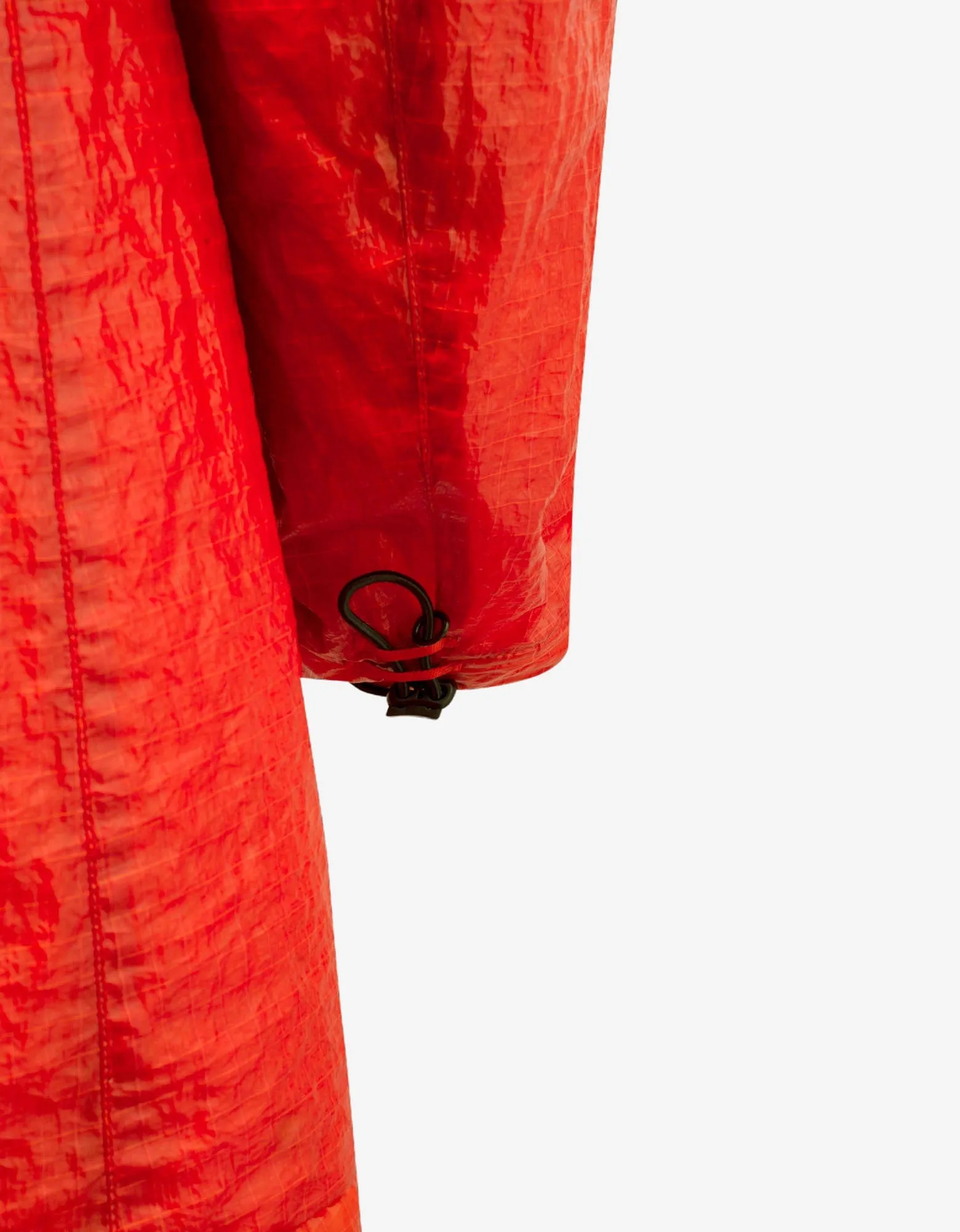 Stone Island Shadow Project Dual Grid Orange Nylon Parka