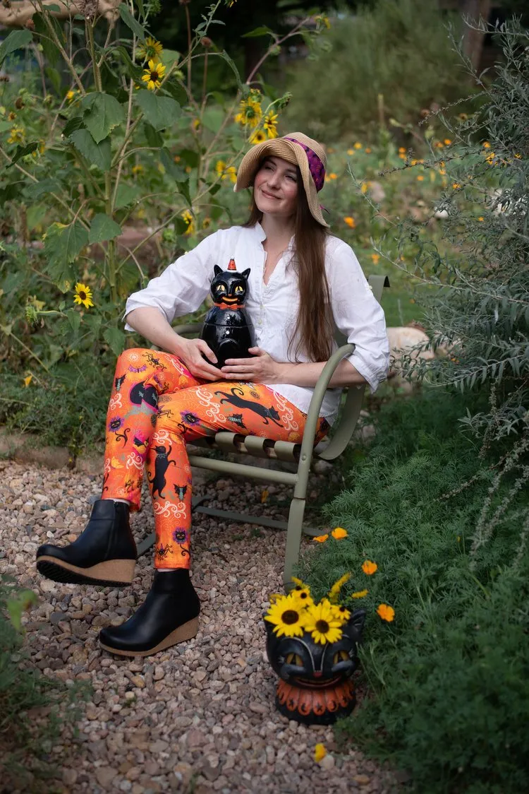 Summerween Jack-a-Doodle (Johanna Parker Exclusive) - High-quality Handcrafted Vibrant Leggings