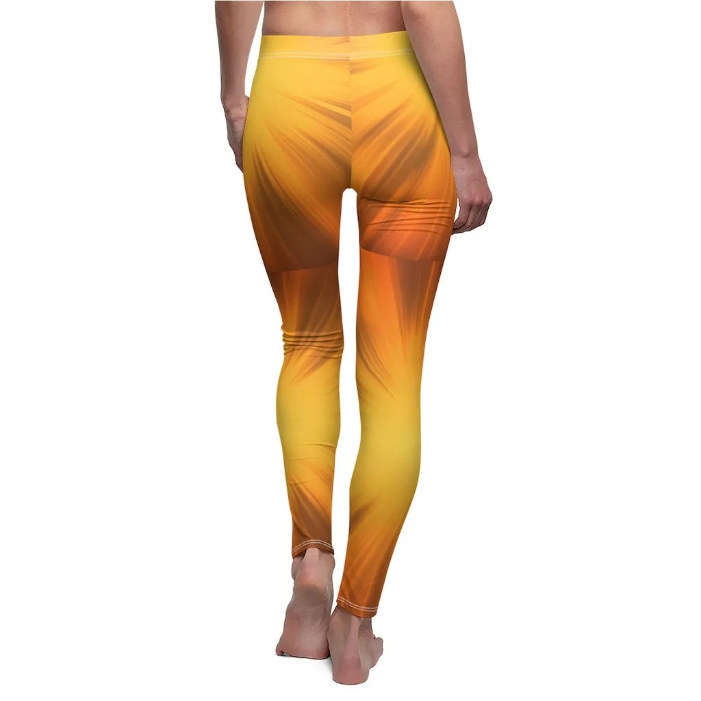 Sun streaked  Stretch Leggings, 3D Printed Women&#39;s, casual,gym/yoga/lounge wear, comfortable, chillout wear, Christmas/Thanksgiving G