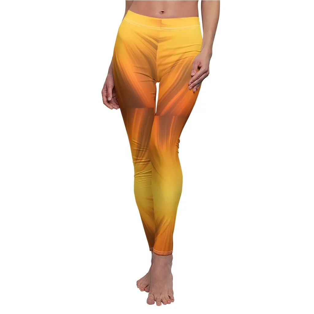 Sun streaked  Stretch Leggings, 3D Printed Women&#39;s, casual,gym/yoga/lounge wear, comfortable, chillout wear, Christmas/Thanksgiving G