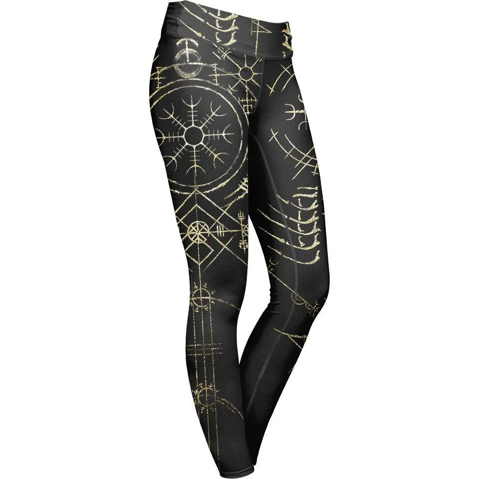 The Stave Leggings - Gold