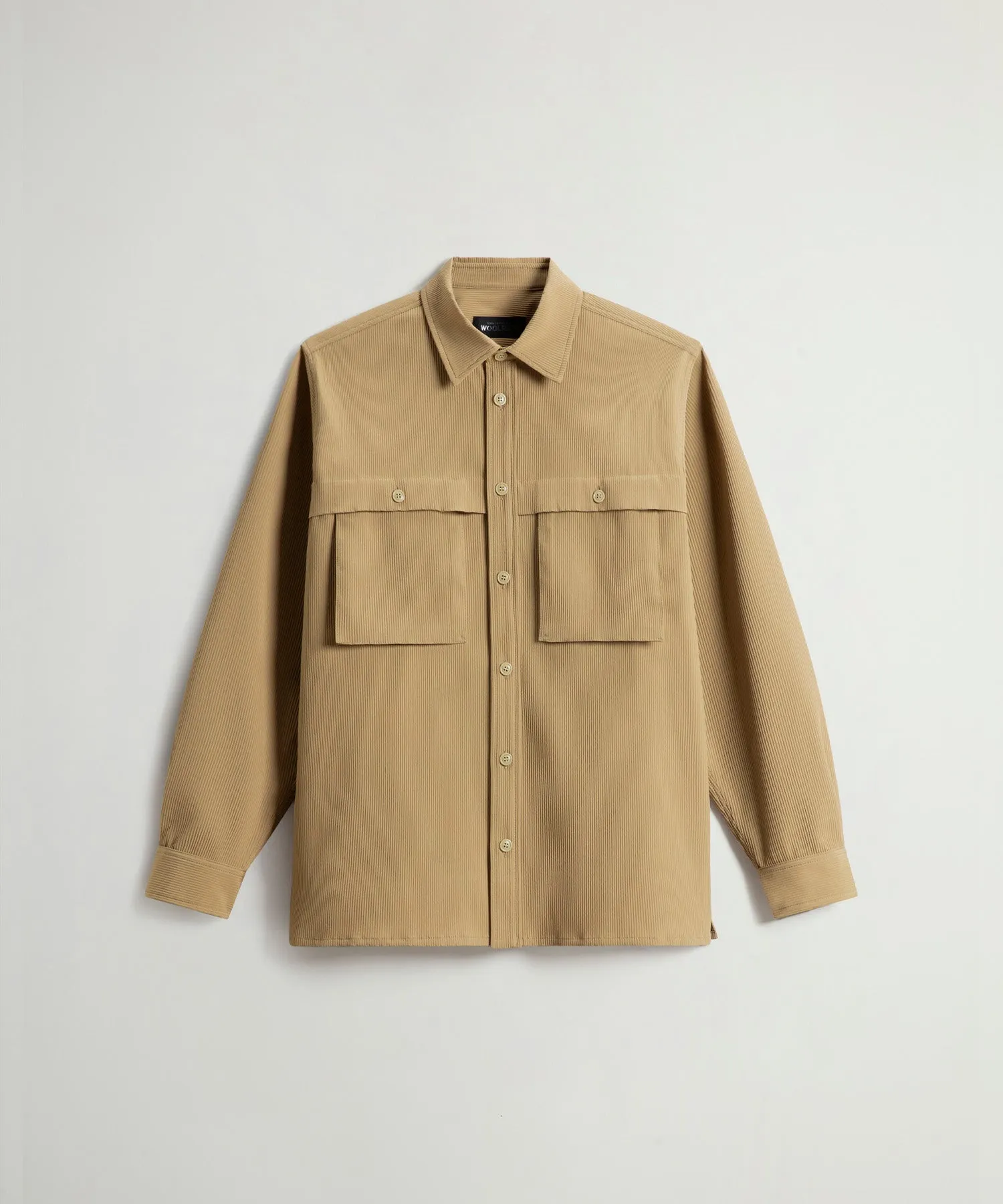 Todd Snyder x Woolrich Tech Cord Shacket in Beige