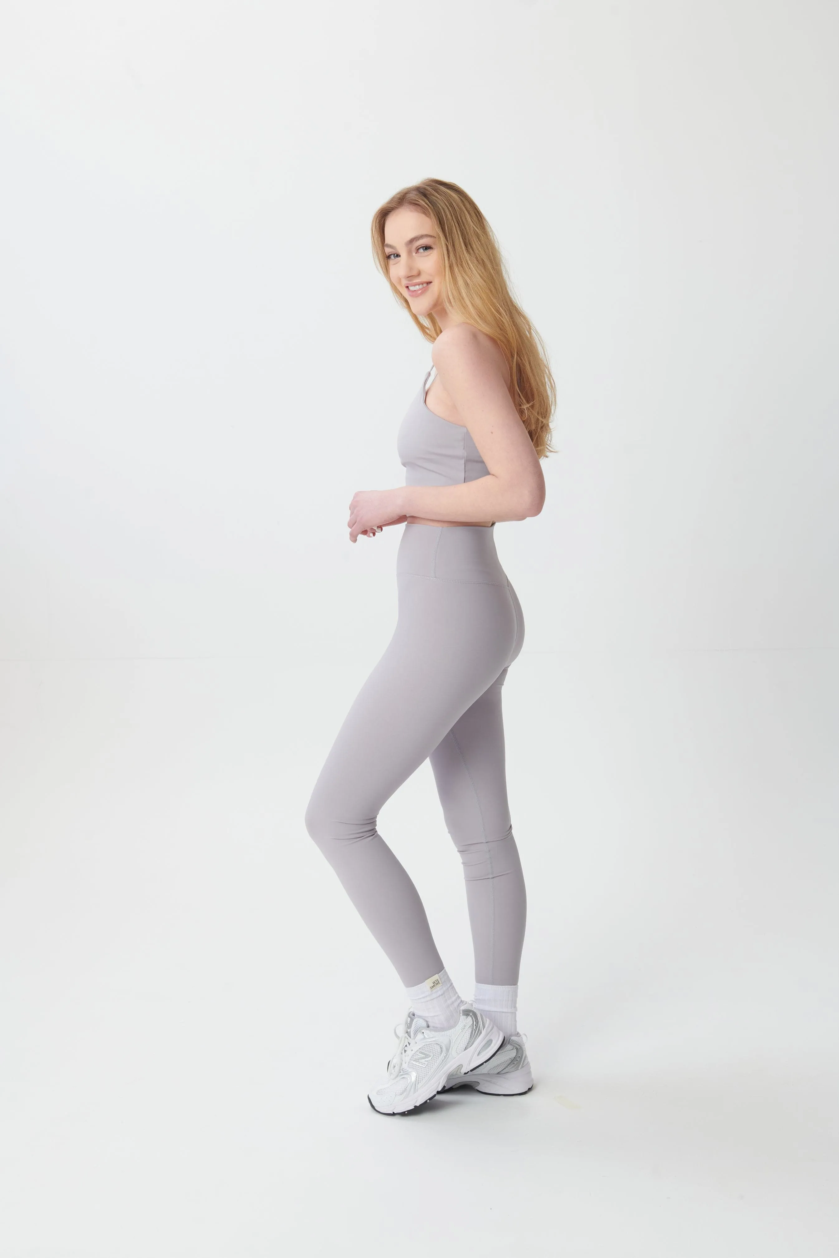 Ultra-Soft High-Waisted Leggings - Cloud Grey