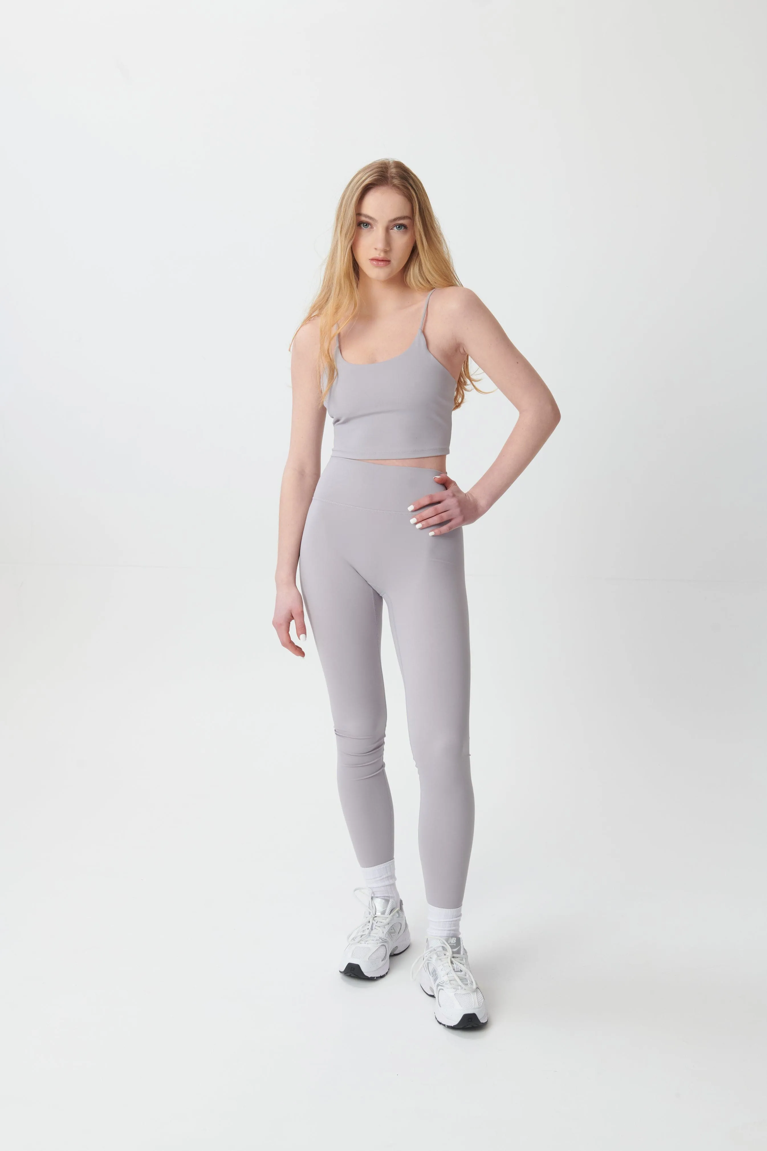 Ultra-Soft High-Waisted Leggings - Cloud Grey