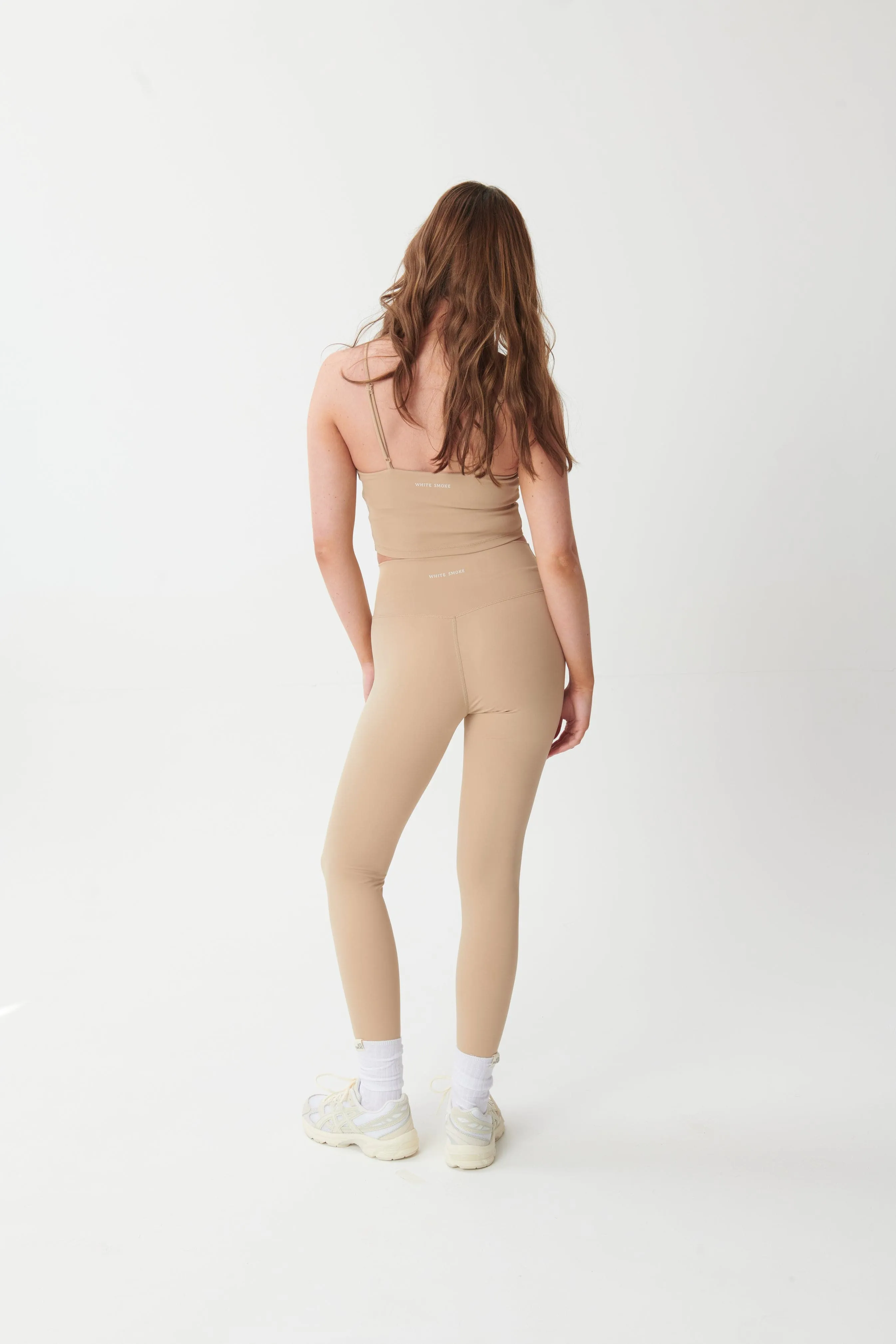 Ultra-Soft High-Waisted Leggings - Sand