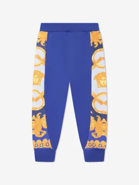 Versace Boys Barocco Joggers in Blue