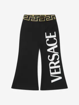 Versace Girls Flared Logo Joggers