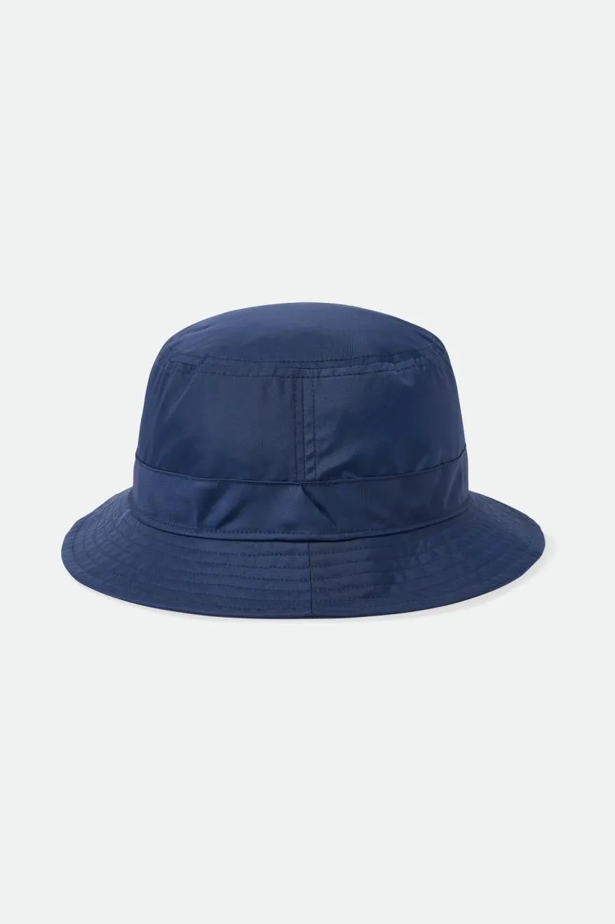 Vintage Nylon Packable Bucket Hat - Washed Navy