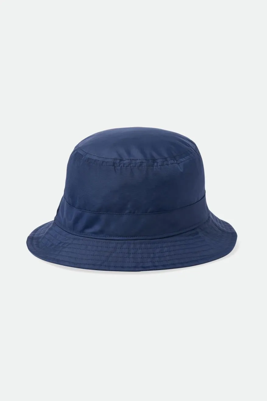 Vintage Nylon Packable Bucket Hat - Washed Navy