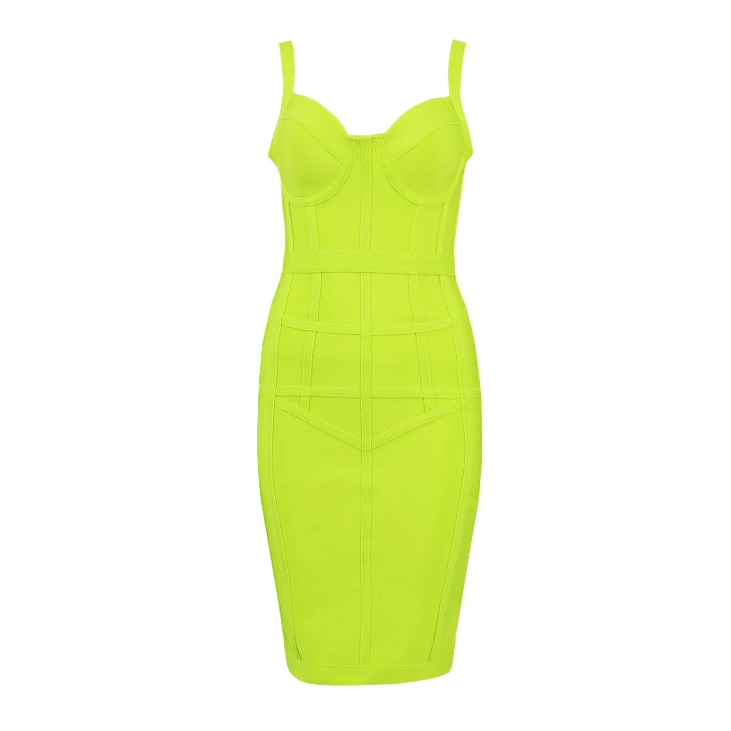 Winnal Womens Rayon Bandage Bodycon Party Dress Green