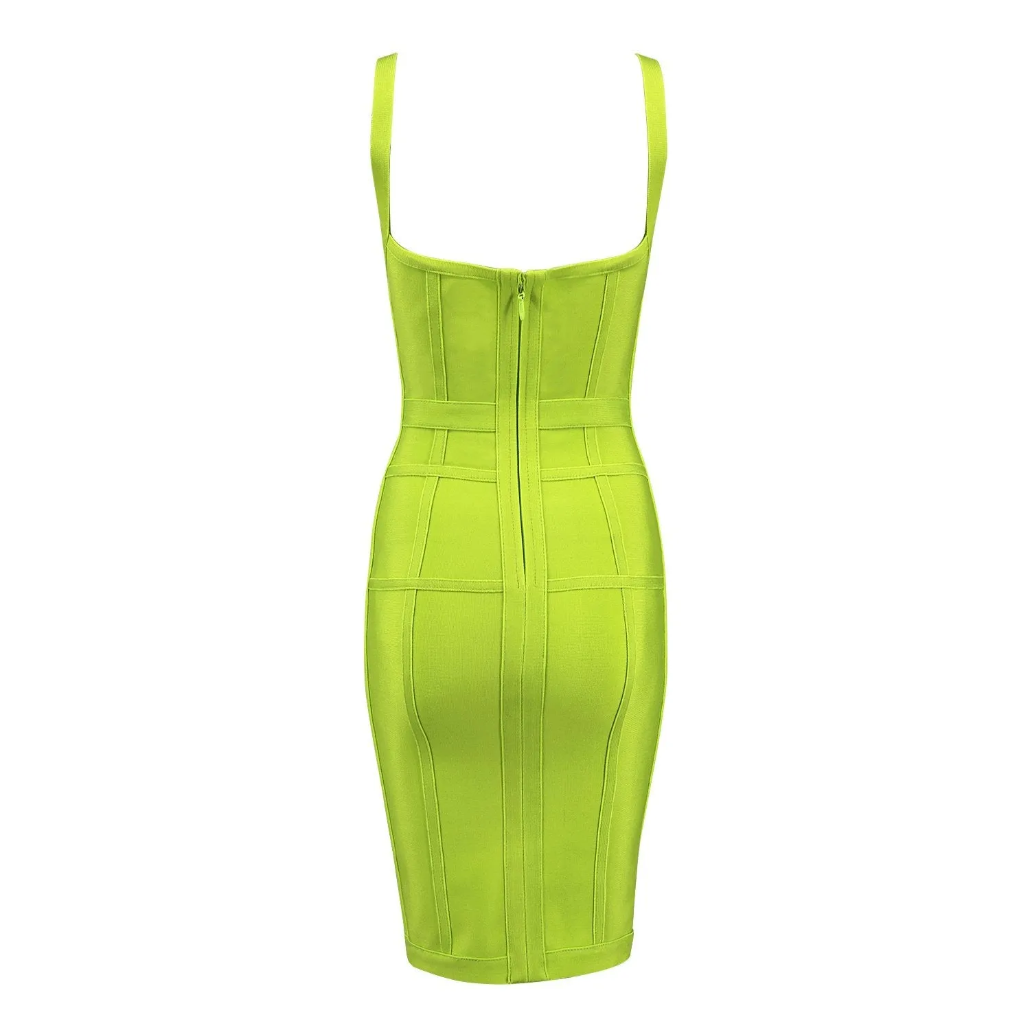 Winnal Womens Rayon Bandage Bodycon Party Dress Green