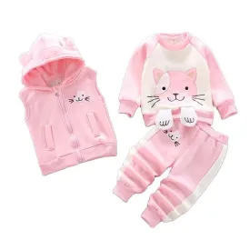 Winter 3pcs Kids Clothes Set