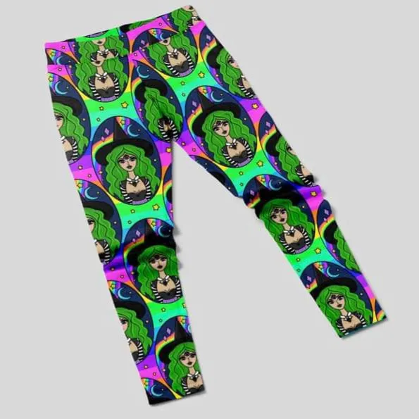 Witchy Woo (Exclusive) - High-quality Handcrafted Vibrant Leggings