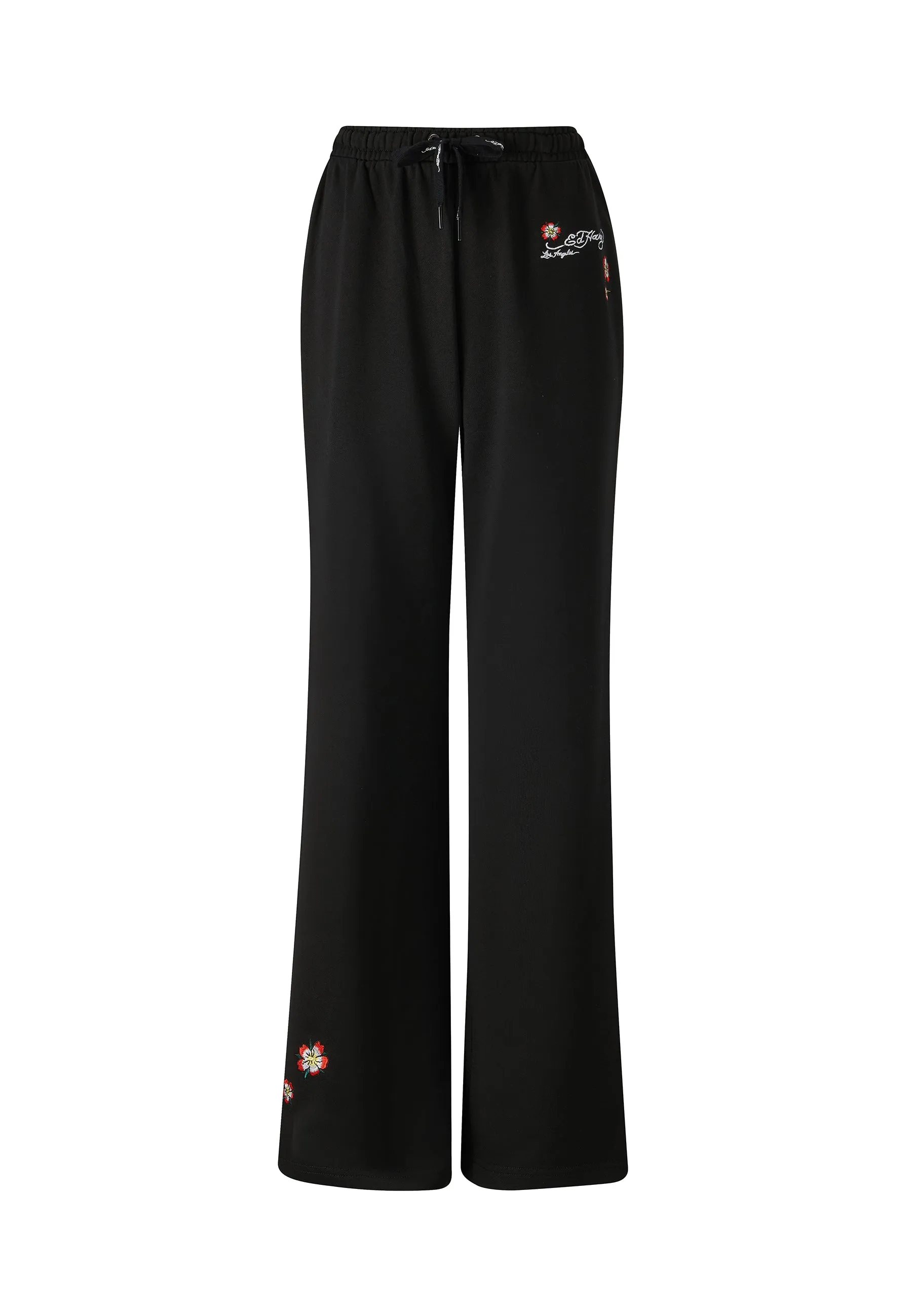 Womens Geisha World Relaxed Joggers - Black