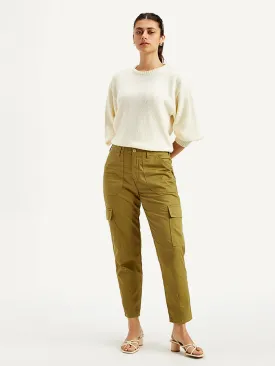 Women's High Rise Cargo Trousers